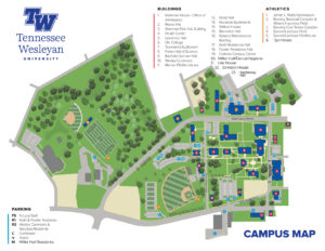 Tennessee Wesleyan Campus Map
