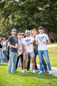 students at a summer orientation