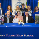 Tennessee Wesleyan students and faculty at a signing