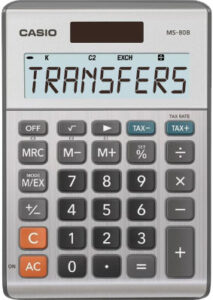 tranfers calculator