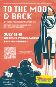 2024 Tennessee Wesleyan STEM camp poster
